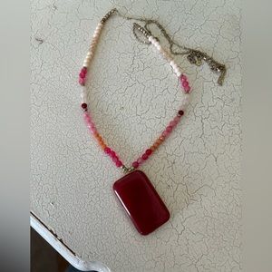 Beaded Pendant Necklace